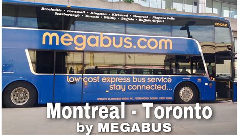 megabus tracker toronto to montreal.